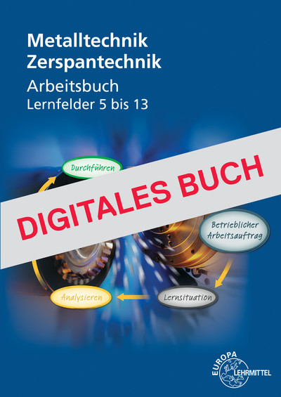 [Cover] Arbeitsbuch Zerspantechnik - Digitales Buch