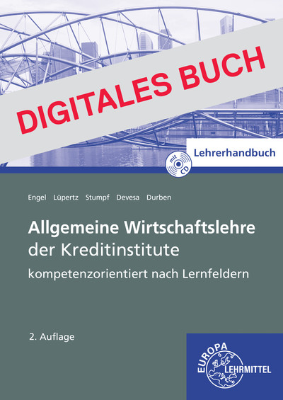 [Cover] Lehrerhandbuch Allgemeine Wirtschaftslehre der Kreditinstitute - Digitales Buch