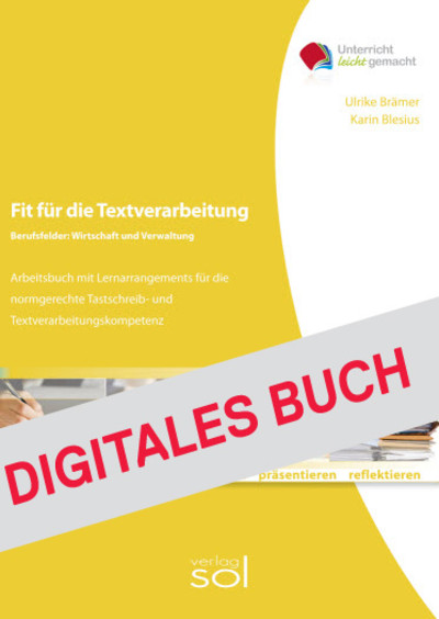 [Cover] Fit für die Textverarbeitung - Wirtschaft und Verwaltung - Digitales Buch