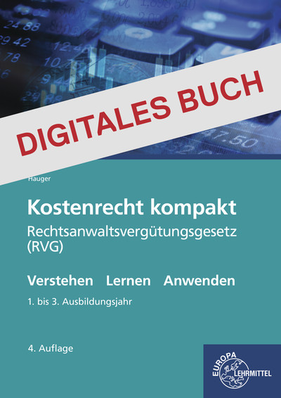 [Cover] Kostenrecht kompakt, Rechtsanwaltsvergütungsgesetz (RVG) Digitales Buch