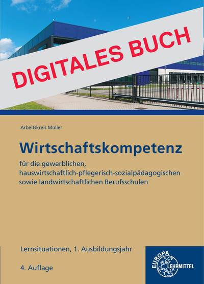 [Cover] Lernsituationen Wirtschaftskompetenz 1. Ausbildungsjahr - Digitales Buch