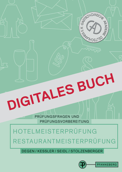 [Cover] Prüfungsfragen für die Hotel- Restaurantmeisterprüfung - Digitales Buch