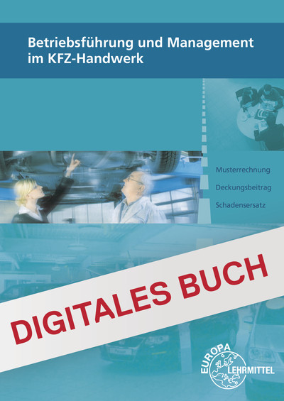 [Cover] Betriebsführung und Management im KFZ-Handwerk - Digitales Buch