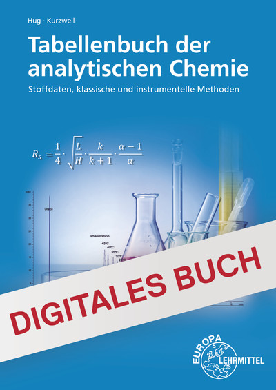 [Cover] Tabellenbuch der analytischen Chemie - Digitales Buch