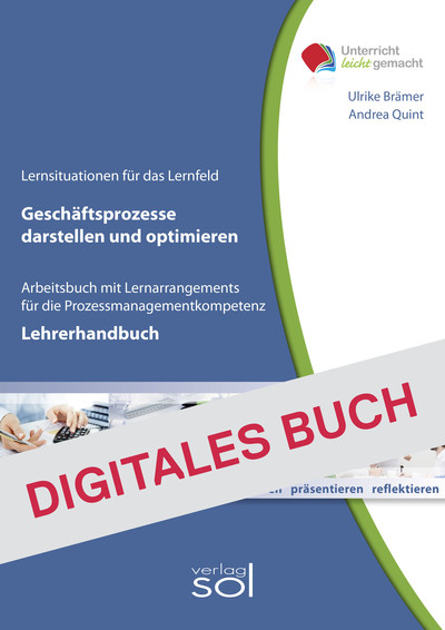 [Cover] Lehrerhandbuch Geschäftsprozesse darstellen und optimieren - Digitales Buch