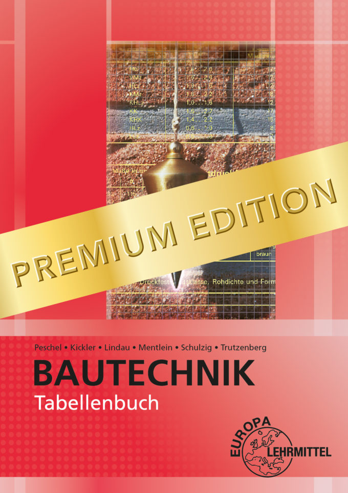 [Cover] Premium-Edition Tabellenbuch Bautechnik - Digitales Buch