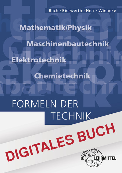 [Cover] Formeln der Technik - Digitales Buch