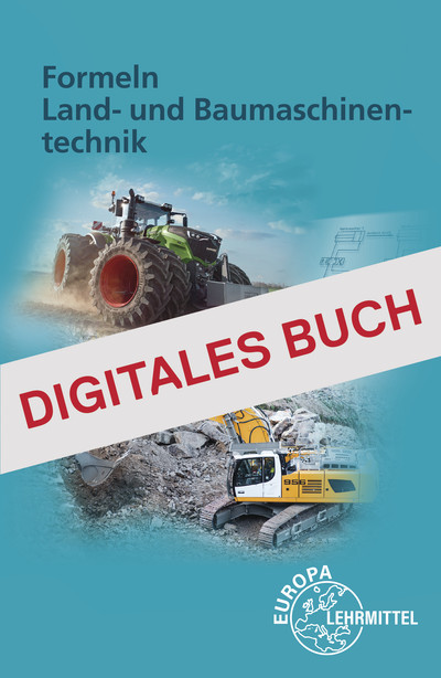 [Cover] Formeln Land- und Baumaschinentechnik - Digitales Buch