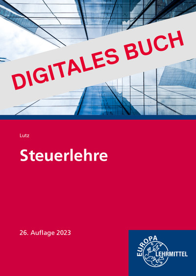 [Cover] Steuerlehre Digitales Buch