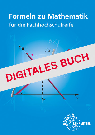 [Cover] Formelsammlung Mathematik für die Fachhochschulreife - Digitales Buch