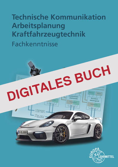 [Cover] Technische Kommunikation Arbeitsplanung Kfz Fachkenntnisse - Digitales Buch