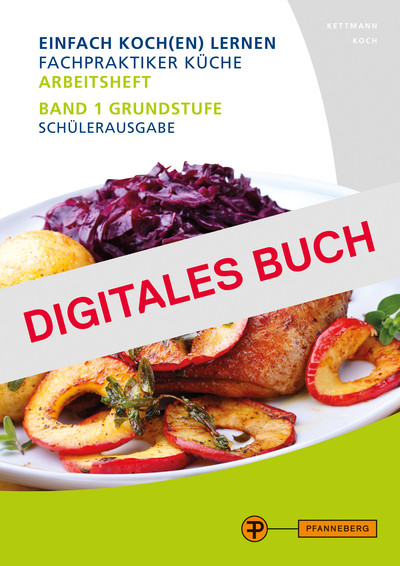 [Cover] Arbeitsheft Fachpraktiker Küche Band 1 - Digitales Buch