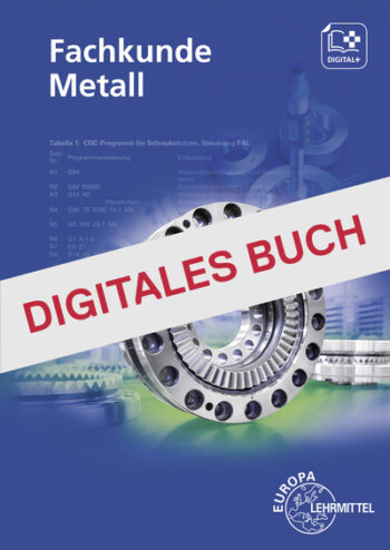 [Cover] Fachkunde Metall - Digitales Buch