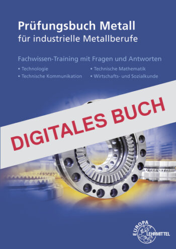 [Cover] Prüfungsbuch Metall - Digitales Buch