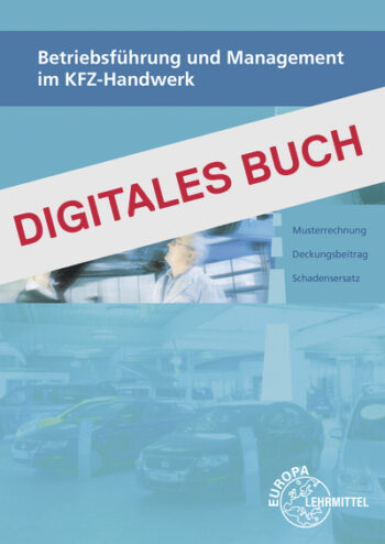 [Cover] Betriebsführung und Management im KFZ-Handwerk - Digitales Buch
