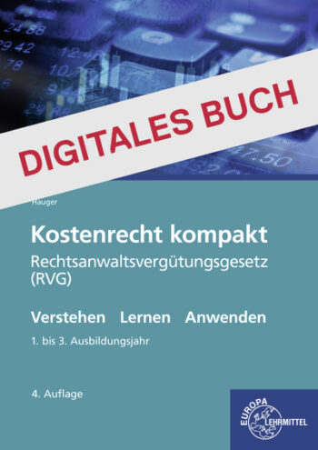 [Cover] Kostenrecht kompakt, Rechtsanwaltsvergütungsgesetz (RVG) Digitales Buch