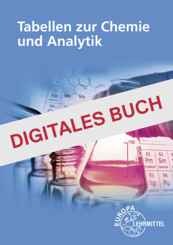 [Cover] Tabellen zur Chemie und Analytik Digitales Buch