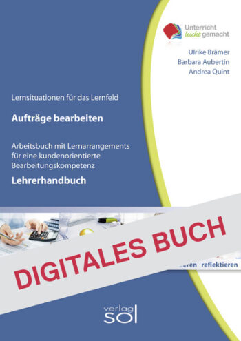 [Cover] Lehrerhandbuch Aufträge bearbeiten - Digitales Buch