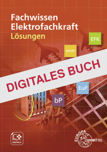 [Cover] Lösungen zu 32719 Fachwissen Elektrofachkraft Digitales Buch