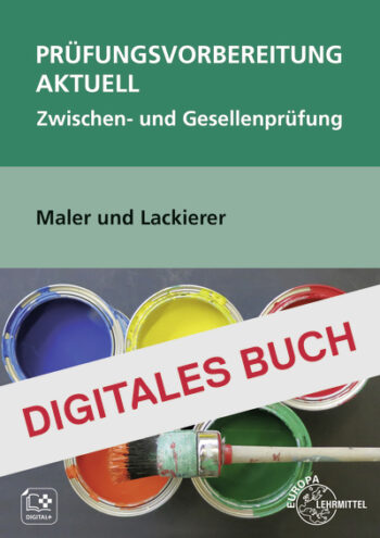 [Cover] PV aktuell -Zwischen- und Gesellenprüfung Maler und Lackierer - Digitales Buch