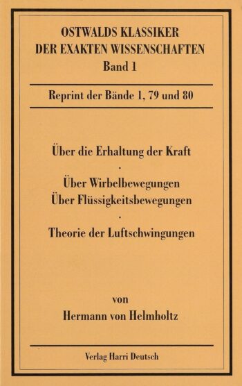 [Cover] Über die Erhaltung der Kraft (Helmholtz)