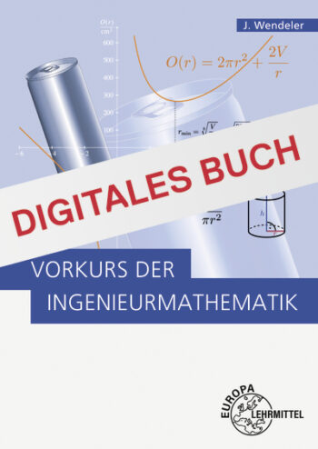 [Cover] Vorkurs der Ingenieurmathematik (Wendeler) - Digitales Buch