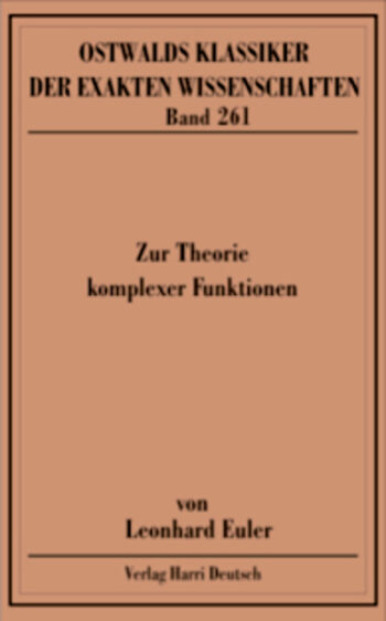 [Cover] Zur Theorie komplexer Funktionen (Euler)