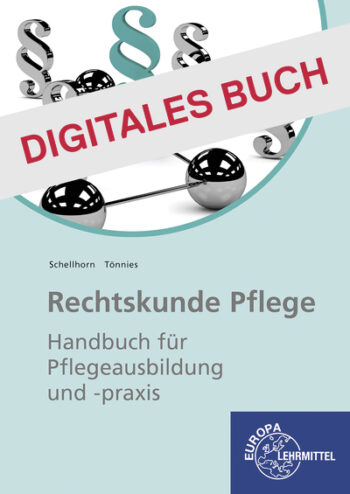 [Cover] Rechtskunde Pflege - Digitales Buch