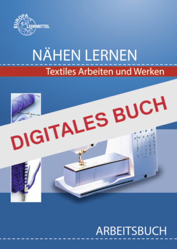 [Cover] Nähen lernen Stich für Stich Arbeitsbuch Digitales Buch