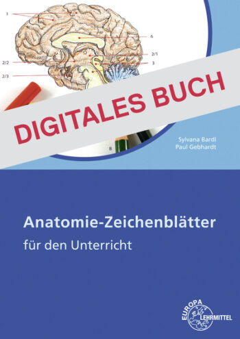 [Cover] Anatomie Zeichenblätter Arbeitsheft - Digitales Buch