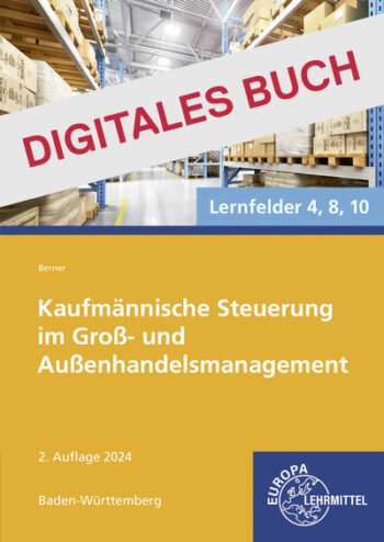 [Cover] Kaufmännische Steuerung im Groß- und Außenhandel Digitales Buch