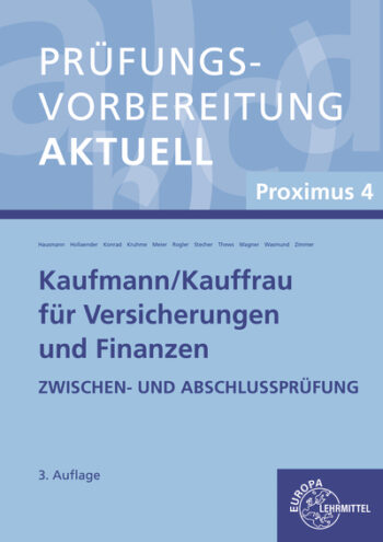 [Cover] Prüfungsvorbereitung aktuell - Kaufmann/-frau für Versicherungen und Finanzen