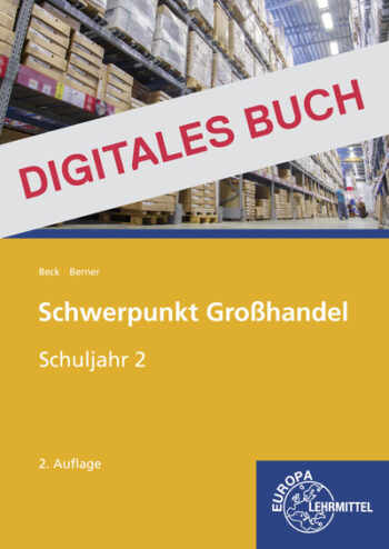 [Cover] Schwerpunkt Großhandel Schuljahr 2 - Digitales Buch