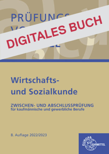[Cover] Prüfungsvorbeitung aktuell - Wirtschafts- u. Sozialkunde Digitales Buch