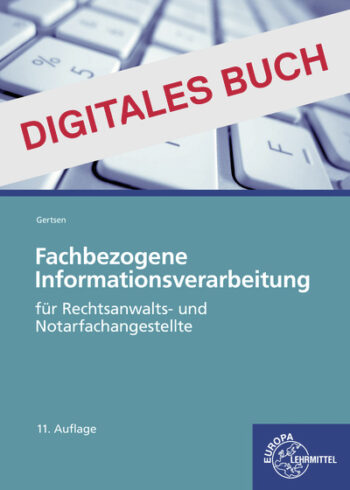 [Cover] Fachbezogene Informationsverarbeitung für ReNo Digitales Buch