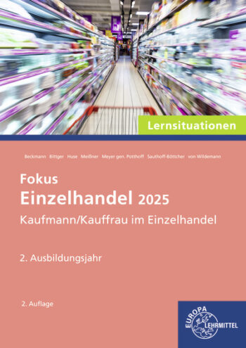 [Cover] Lernsituationen Einzelhandel 2025, 2. Ausbildungsjahr