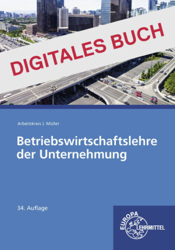 [Cover] Betriebswirtschaftslehre der Unternehmung Digitales Buch