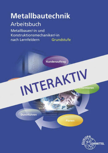 [Cover] Arbeitsbuch Metallbautechnik Grundstufe interaktiv digital