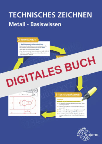 [Cover] Technisches Zeichnen Metall Basiswissen Digitales Buch