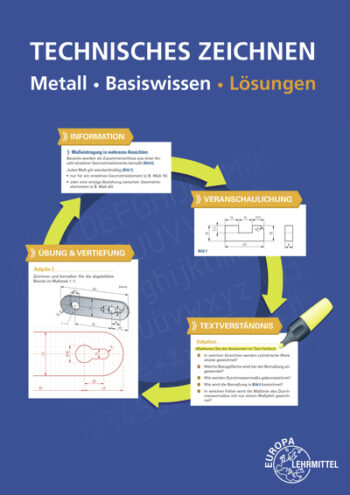[Cover] Lösungen zu 14340, Technisches Zeichen Metall Basiswissen