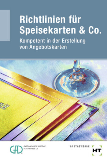 [Cover] Richtlinien für Speisekarten & Co.