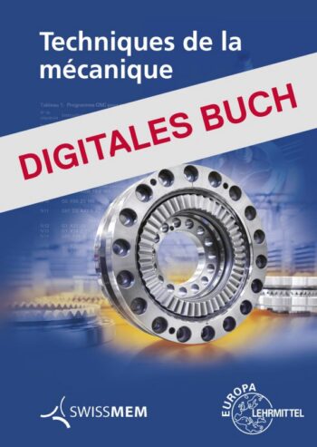 [Cover] Techniques de la mécanique - Digitales Buch