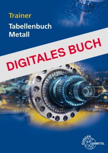 [Cover] Trainer Tabellenbuch Metall - Digitales Buch