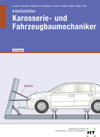 [Cover] Lösungen zu 25490 Arbeitsblätter Karosserie- u. Fahrzeugbaumechaniker