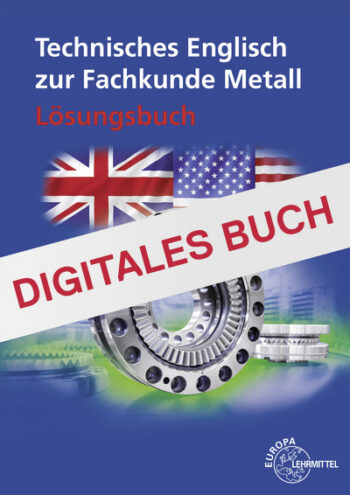 [Cover] Lösungen Technisches Englisch zur Fachkunde Metall Digitales Buch