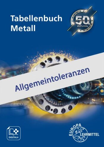 [Cover] Begleitmaterial zu Tabellenbuch Metall - Allgemeintoleranzen - Download-Paket