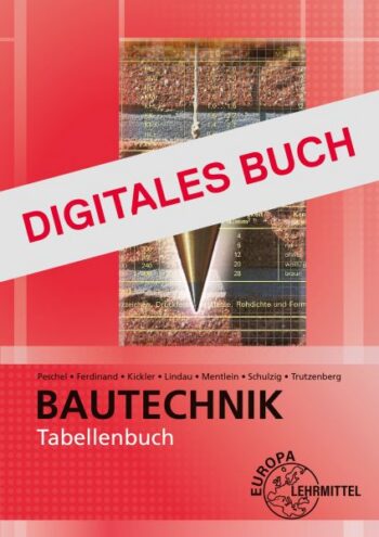 [Cover] Tabellenbuch Bautechnik - Digitales Buch