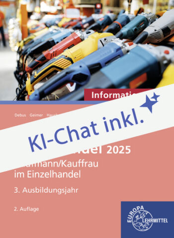 [Cover] Fokus Einzelhandel 2025, 3. Ausbildungsjahr - Digitales Buch