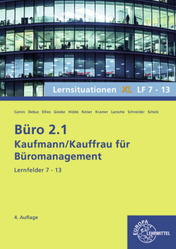 [Cover] Büro 2.1, Lernsituationen XL, Lernfelder 7-13